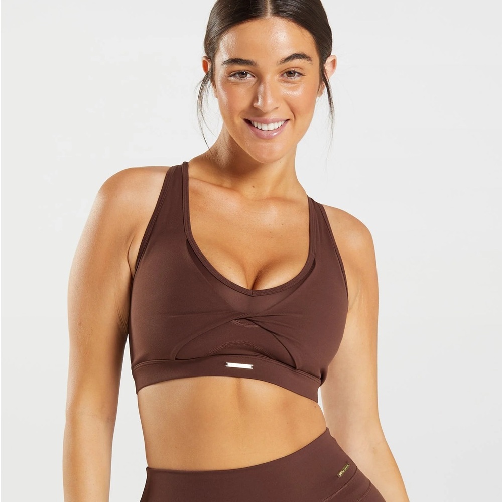Gymshark x Whitney Simmons mesh sports bra